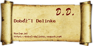 Dobál Delinke névjegykártya